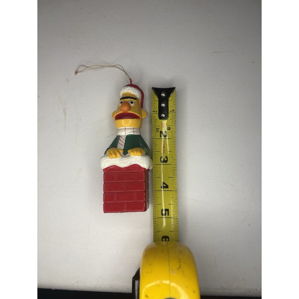 Vtg Sesame Street Christmas Ornament Bert In The Chimney - Picture 7 of 7